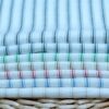linenschina2959 (18) Tencel Linen Stripe - 124g Lightweight, 140cm Width, Cool Summer Feel - Vibrant Color Story #2959