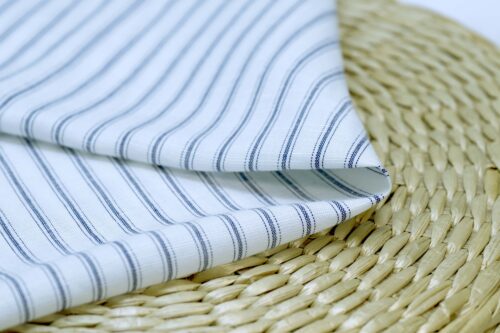 linenschina2959 (8) Tencel Linen Stripe - 124g Lightweight, 140cm Width, Cool Summer Feel - Vibrant Color Story #2959
