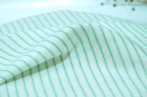 linenschina2959 (9) Tencel Linen Stripe - 124g Lightweight, 140cm Width, Cool Summer Feel - Vibrant Color Story #2959