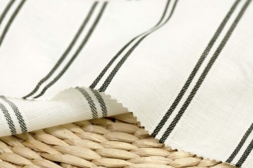 linenschina2960 (15) Wide Stripe Tencel Linen - 132g Lightweight, 140cm Width, Breezy Summer Fabric - Free-Spirited Design #2960