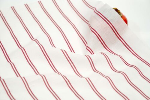 linenschina2960 (7) Wide Stripe Tencel Linen - 132g Lightweight, 140cm Width, Breezy Summer Fabric - Free-Spirited Design #2960