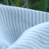 linenschina2961 (15) Tencel Linen Color Stripe - 132g Lightweight, 140cm Width, Summer Freshness - Artistic Wide Lines #2961