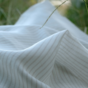 linenschina2961 (17) Tencel Linen Color Stripe - 132g Lightweight, 140cm Width, Summer Freshness - Artistic Wide Lines #2961