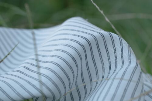 linenschina2961 (3) Tencel Linen Color Stripe - 132g Lightweight, 140cm Width, Summer Freshness - Artistic Wide Lines #2961