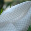 linenschina2962 (13) Tencel Linen Check - 120g Ultra Light, 140cm Width, Geometric Pattern - Refined Summer Spring #2962