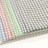 linenschina2962 (16) Tencel Linen Check - 120g Ultra Light, 140cm Width, Geometric Pattern - Refined Summer Spring #2962
