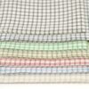 linenschina2962 (17) Tencel Linen Check - 120g Ultra Light, 140cm Width, Geometric Pattern - Refined Summer Spring #2962