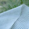 linenschina2962 (3) Tencel Linen Check - 120g Ultra Light, 140cm Width, Geometric Pattern - Refined Summer Spring #2962
