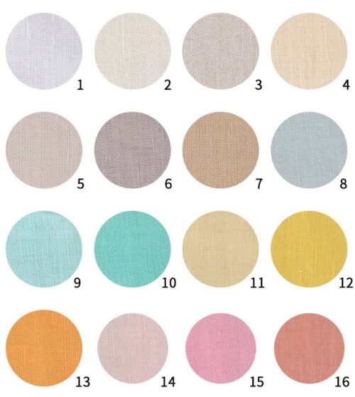 linenschina3024 (11) Premium Linen Rayon Blend Fabric - 167g Medium Weight, 138cm Width, Double Yarn Texture - Soft & Colorful for Shirts & Pants #3024
