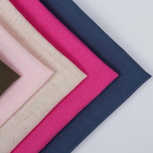 linenschina3068 (1) Lightweight Linen Viscose Fabric - 121g, 135cm Width, 15% Linen 85% Viscose - Spring Summer Material #3068