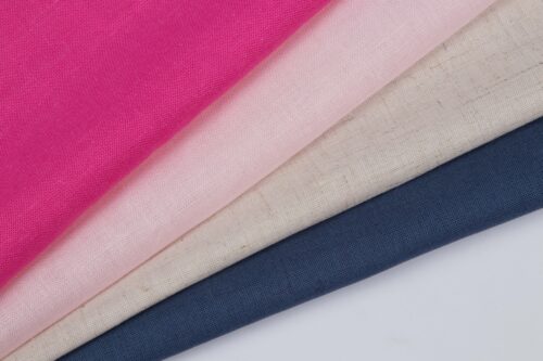 linenschina3068 (13) Lightweight Linen Viscose Fabric - 121g, 135cm Width, 15% Linen 85% Viscose - Spring Summer Material #3068