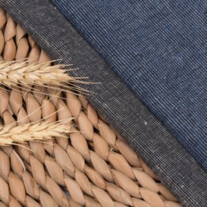 linenschina3109 (1) Linen Cotton Blend Fabric - 219g Extra Heavy, 135cm Width, 30% Linen 70% Cotton - Winter Season Material #3109