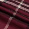 linenschina3110 (8) Ramie Cotton Check Fabric - 126g Lightweight, 140cm Width, British Style Twill Weave - Classic Spring Summer #3110