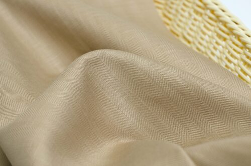 linenschina3240 (17) Herringbone Tencel Linen - 205g Heavyweight, 145cm Width, Structured Drape - Multi-Season Fabric #3240