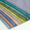 linenschina3308 (3) Linen Rayon Textured Fabric - 133g Lightweight, 137cm Width, Unique Wrinkled Effect - Spring Summer #3308