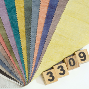 linenschina3309 (1) Ramie Cotton Blend Fabric - 134g Lightweight, 138cm Width, Textured Surface - Spring Summer Style #3309