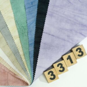 linenschina3313 (1) Tencel Linen Textured Fabric - 180g Medium Weight, 140cm Width, Unique Wrinkled Effect #3313