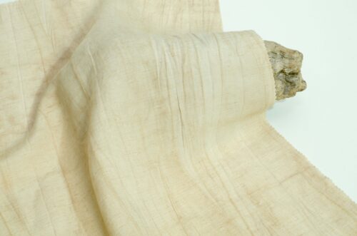 linenschina3313 (26) Tencel Linen Textured Fabric - 180g Medium Weight, 140cm Width, Unique Wrinkled Effect #3313