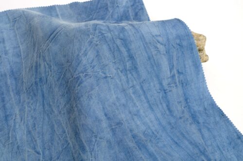 linenschina3313 (32) Tencel Linen Textured Fabric - 180g Medium Weight, 140cm Width, Unique Wrinkled Effect #3313