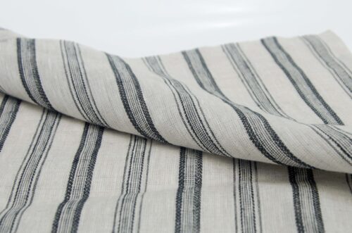 linenschina3421 (3) Pure Linen Jacquard Fabric - 160g Medium Weight, 138cm Width, Minimalist Luxury - Spring Summer #3421