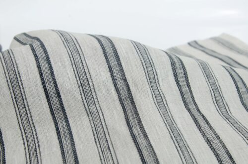linenschina3421 (5) Pure Linen Jacquard Fabric - 160g Medium Weight, 138cm Width, Minimalist Luxury - Spring Summer #3421