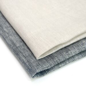 Herringbone 100% Linen Fabric – 160gsm, 138cm Width | Style 3422 Herringbone 100% Linen Fabric – 160gsm, 138cm Width | Style 3422