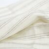 linenschina3423 (5) Linen Metallic Stripe Fabric - 160g Medium Weight, 138cm Width, 2% Gold/Silver Yarn - Subtle Shine #3423
