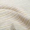 linenschina3423 (6) Linen Metallic Stripe Fabric - 160g Medium Weight, 138cm Width, 2% Gold/Silver Yarn - Subtle Shine #3423