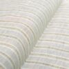 linenschina3423 (7) Linen Metallic Stripe Fabric - 160g Medium Weight, 138cm Width, 2% Gold/Silver Yarn - Subtle Shine #3423
