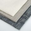 linenschina3424 (1) Linen Cotton Blend Fabric - 245g Heavyweight, 138cm Width, Minimalist Jacquard - Quiet Luxury #3424