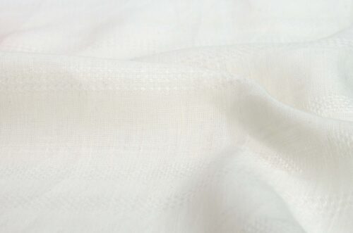 linenschina3424 (3) Linen Cotton Blend Fabric - 245g Heavyweight, 138cm Width, Minimalist Jacquard - Quiet Luxury #3424