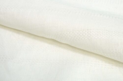 linenschina3424 (4) Linen Cotton Blend Fabric - 245g Heavyweight, 138cm Width, Minimalist Jacquard - Quiet Luxury #3424