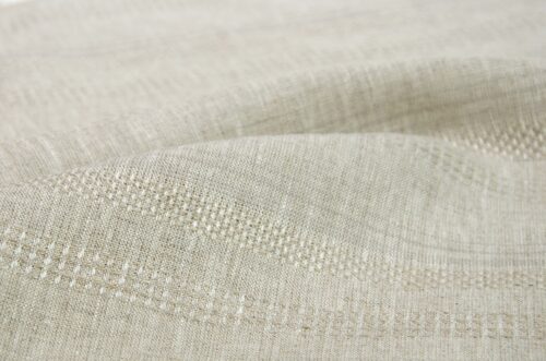 linenschina3424 (5) Linen Cotton Blend Fabric - 245g Heavyweight, 138cm Width, Minimalist Jacquard - Quiet Luxury #3424