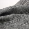 linenschina3424 (8) Linen Cotton Blend Fabric - 245g Heavyweight, 138cm Width, Minimalist Jacquard - Quiet Luxury #3424