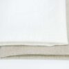 linenschina3425 (7) Linen Cotton Metallic Fabric - 245g Heavyweight, 138cm Width, 2%Gold/Silver Yarn - Luxe Texture #3425
