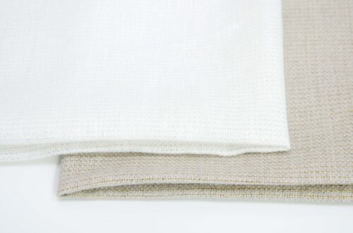 linenschina3425 (7) Linen Cotton Metallic Fabric - 245g Heavyweight, 138cm Width, 2%Gold/Silver Yarn - Luxe Texture #3425