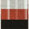 linenschina3426 (10) Linen Cotton Poly Blend - 128g Lightweight, 142cm Width, Textured Stripe - Spring Summer #3426