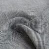 linenschina3428 (1) Pure Linen Houndstooth - 162g Medium Weight, 137cm Width, Sophisticated Check - Spring Summer #3428