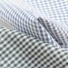 linenschina3529 (43) Linen Cotton Check Fabric - 132g Lightweight, 145cm Width, Retro Style - Spring Summer #3529