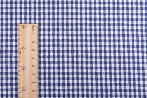linenschina3529 (46) Linen Cotton Check Fabric - 132g Lightweight, 145cm Width, Retro Style - Spring Summer #3529