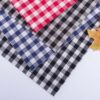 linenschina3530 (10) Linen Cotton Gingham Fabric - 136g Lightweight, 145cm Width, Antibacterial - Summer Shirts #3530