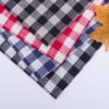 linenschina3531 (24) Linen Cotton Yarn-Dyed Check - 136g Lightweight, 145cm Width, Durable Texture - Summer Wear #3531