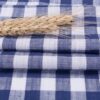 linenschina3531 (29) Linen Cotton Yarn-Dyed Check - 136g Lightweight, 145cm Width, Durable Texture - Summer Wear #3531