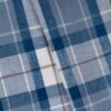 linenschina3533 (10) Linen Cotton Line Check - 116g Ultra Light, 140cm Width, Textured Surface - Spring Summer #3533