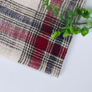 linenschina3534 (1) Linen Cotton Stripe Fabric - 140cm Width, 20% Linen 80% Cotton - Casual Pants & Blazers #3534