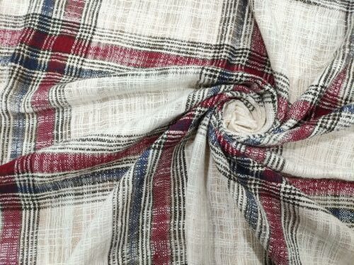 linenschina3534 (15) Linen Cotton Stripe Fabric - 140cm Width, 20% Linen 80% Cotton - Casual Pants & Blazers #3534