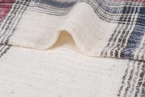 linenschina3534 (2) Linen Cotton Stripe Fabric - 140cm Width, 20% Linen 80% Cotton - Casual Pants & Blazers #3534
