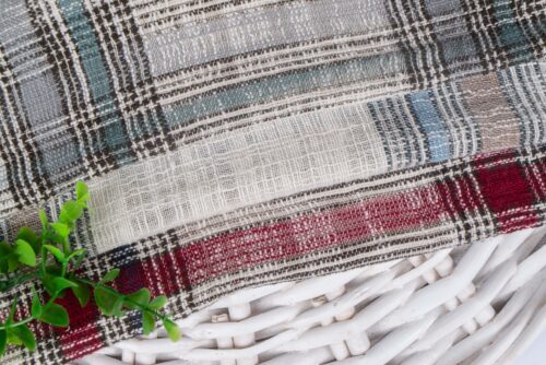 linenschina3534 (3) Linen Cotton Stripe Fabric - 140cm Width, 20% Linen 80% Cotton - Casual Pants & Blazers #3534