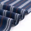 linenschina3536 (12) Linen Cotton Stripe Fabric - 130g Lightweight, 140cm Width, 55% Linen 45% Cotton - Spring Summer #3536