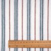 linenschina3536 (7) Linen Cotton Stripe Fabric - 130g Lightweight, 140cm Width, 55% Linen 45% Cotton - Spring Summer #3536
